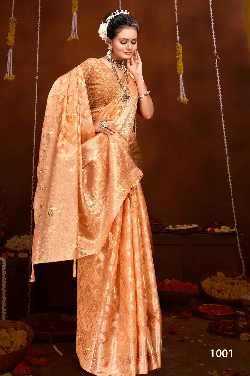 Raymond Swaroski Vol 1 By Saroj Organza Designer Sarees Wholesale Price In Surat